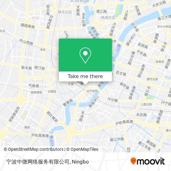 宁波中微网络服务有限公司 map