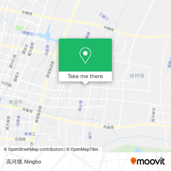 高河塘 map