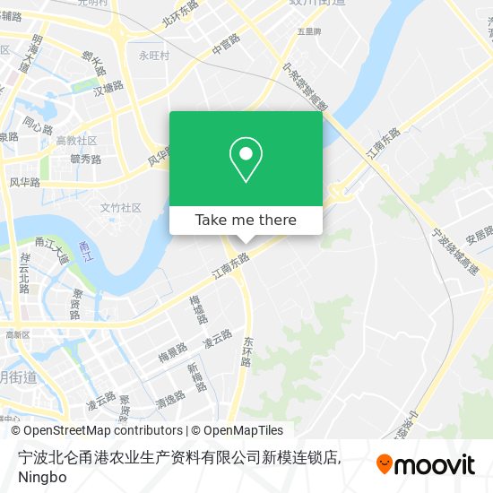 宁波北仑甬港农业生产资料有限公司新模连锁店 map