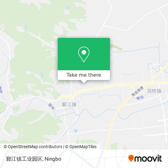 鄞江镇工业园区 map