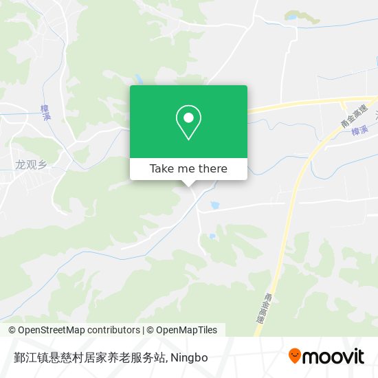 鄞江镇悬慈村居家养老服务站 map