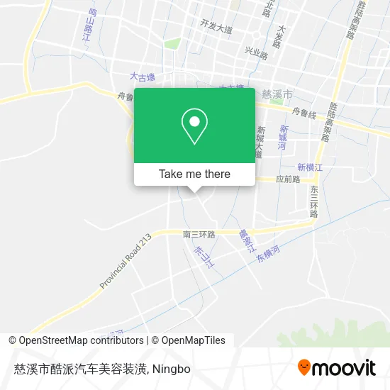 慈溪市酷派汽车美容装潢 map