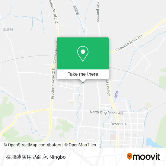 横堰装潢用品商店 map