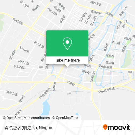 甬食惠客(明港店) map