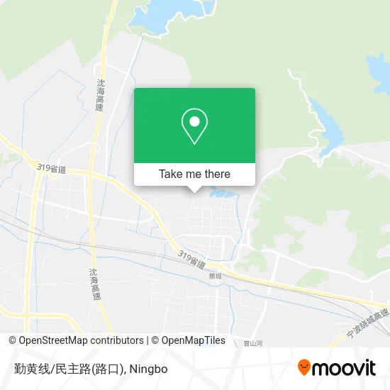 勤黄线/民主路(路口) map