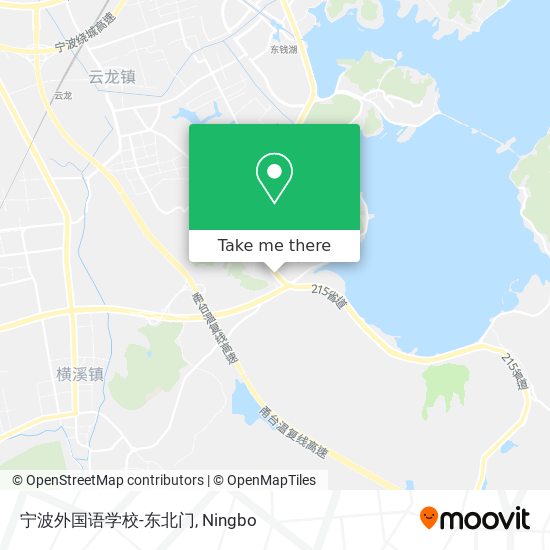 宁波外国语学校-东北门 map