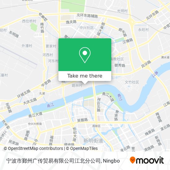 宁波市鄞州广传贸易有限公司江北分公司 map