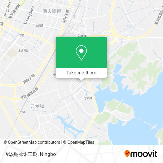 钱湖丽园-二期 map