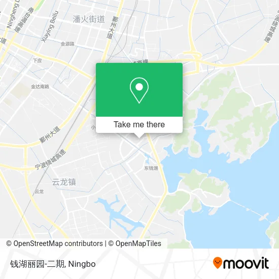 钱湖丽园-二期 map
