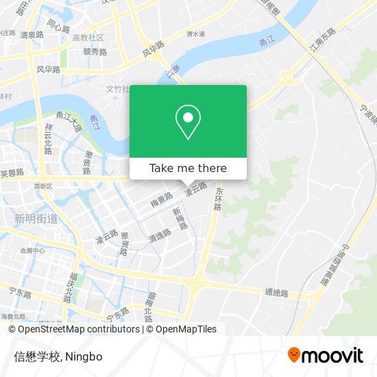 信懋学校 map