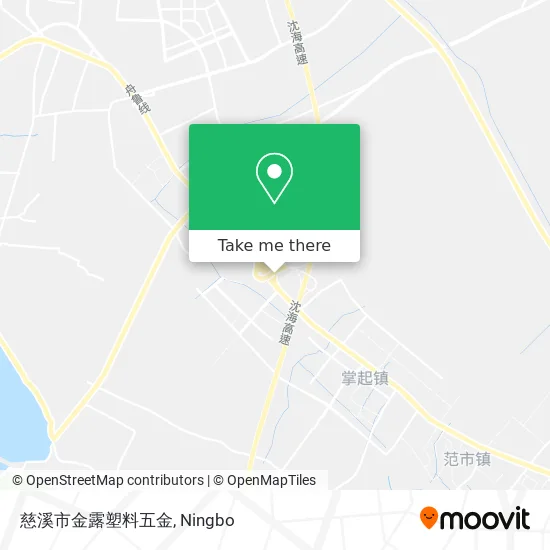 慈溪市金露塑料五金 map