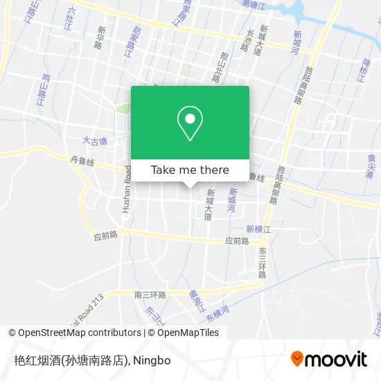 艳红烟酒(孙塘南路店) map