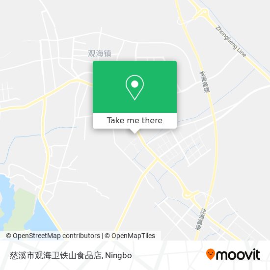 慈溪市观海卫铁山食品店 map