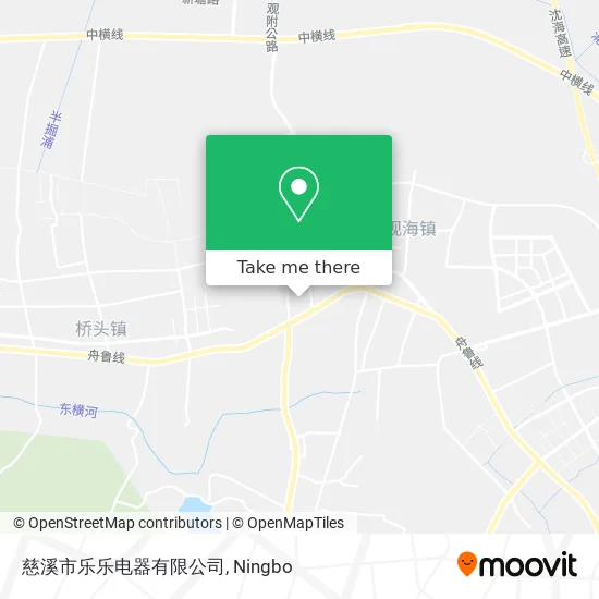 慈溪市乐乐电器有限公司 map