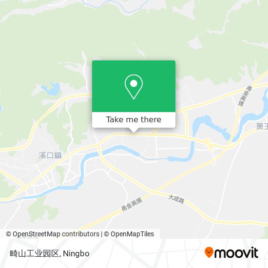 畸山工业园区 map
