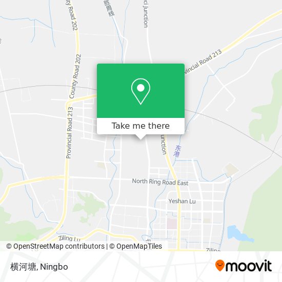 横河塘 map