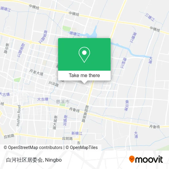 白河社区居委会 map