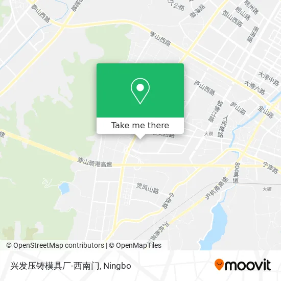兴发压铸模具厂-西南门 map