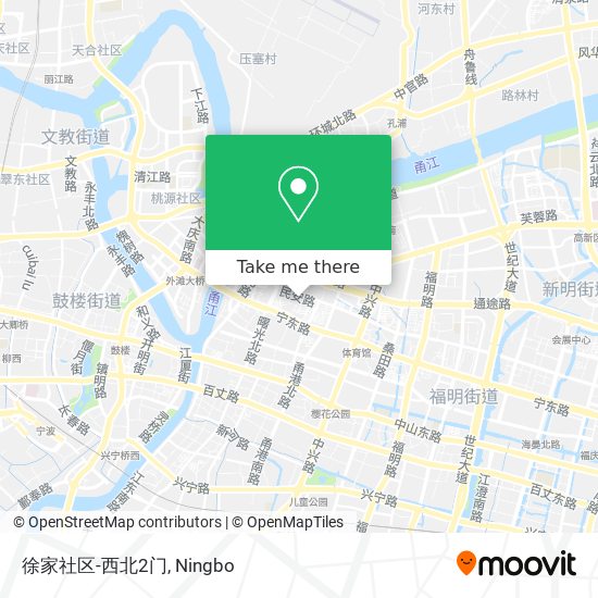 徐家社区-西北2门 map