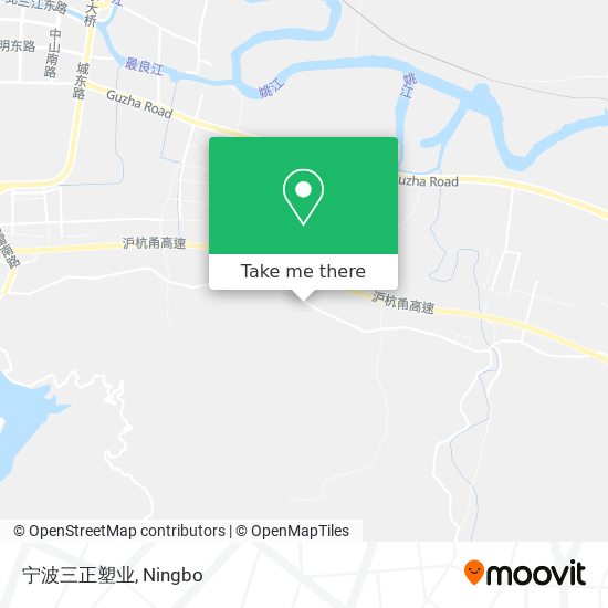 宁波三正塑业 map