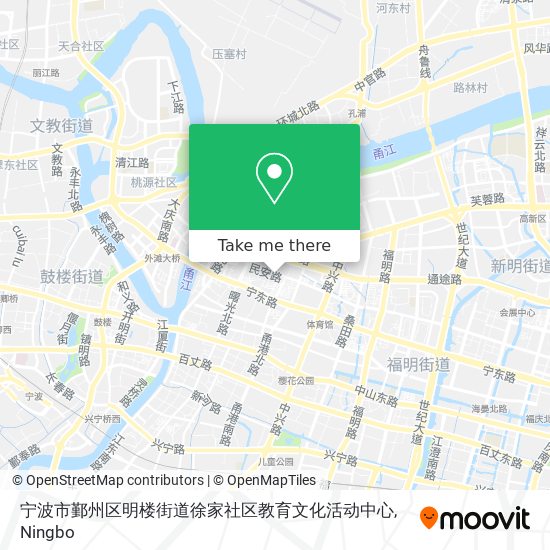 宁波市鄞州区明楼街道徐家社区教育文化活动中心 map
