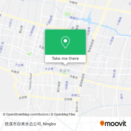 慈溪市自来水总公司 map