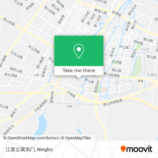 江星公寓东门 map