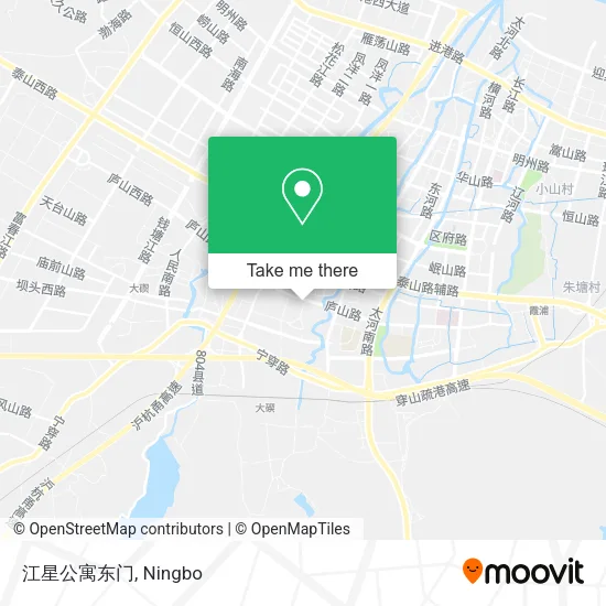 江星公寓东门 map
