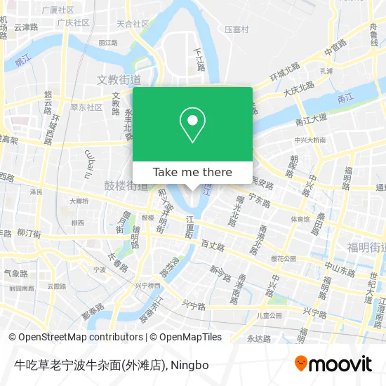 牛吃草老宁波牛杂面(外滩店) map