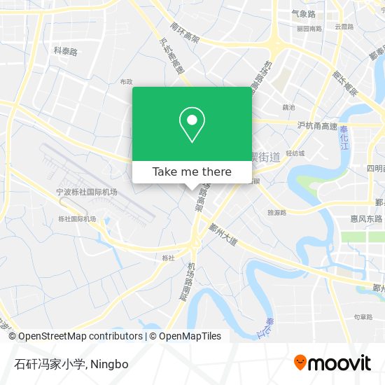 石矸冯家小学 map