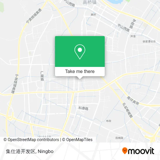 集仕港开发区 map