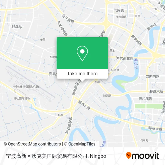 宁波高新区沃克美国际贸易有限公司 map