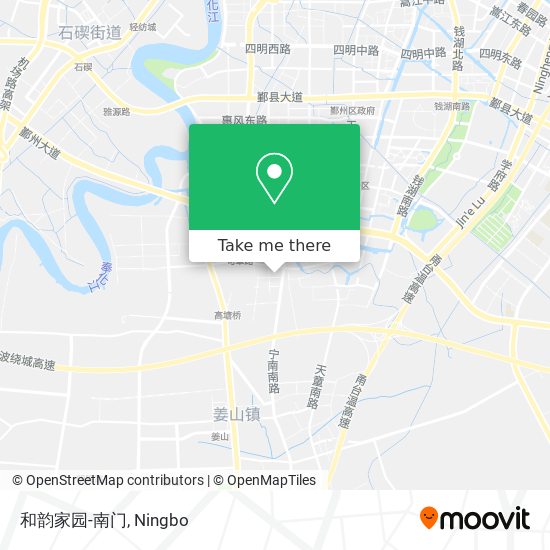 和韵家园-南门 map