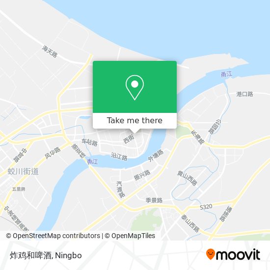 炸鸡和啤酒 map