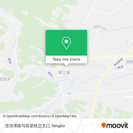 澄浪潭路与荷梁线交叉口 map