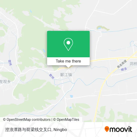 澄浪潭路与荷梁线交叉口 map