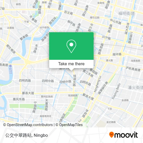 公交中翠路站 map