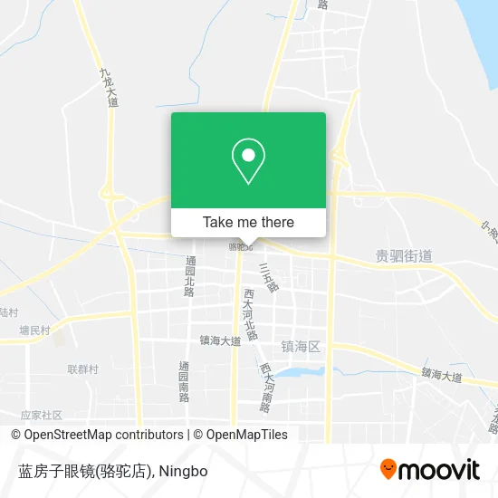 蓝房子眼镜(骆驼店) map