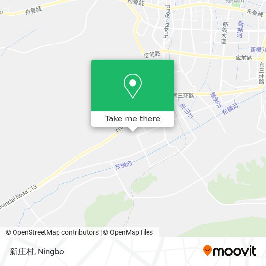 新庄村 map
