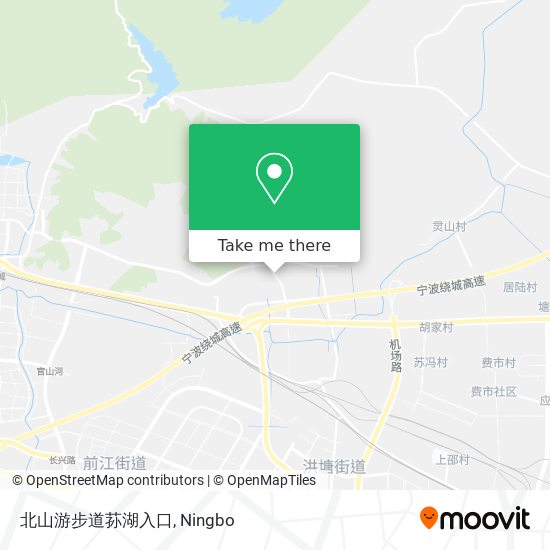 北山游步道荪湖入口 map