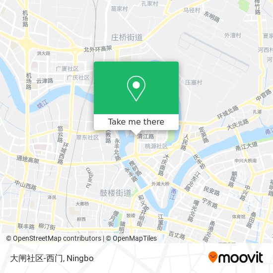 大闸社区-西门 map