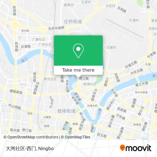 大闸社区-西门 map