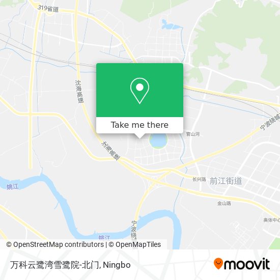 万科云鹭湾雪鹭院-北门 map