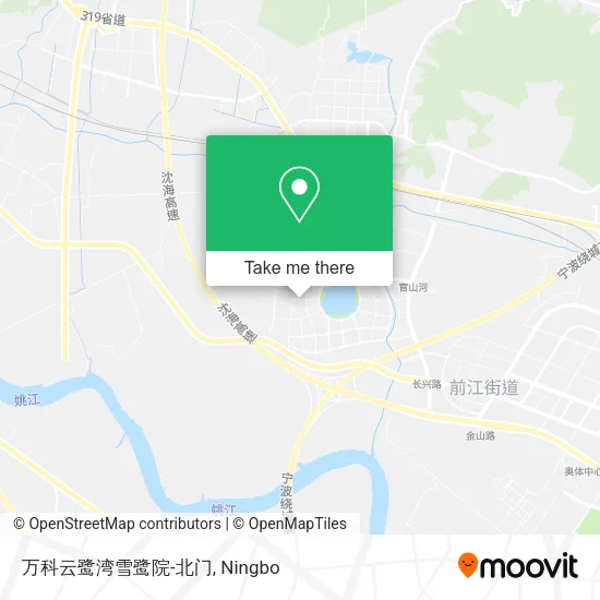 万科云鹭湾雪鹭院-北门 map