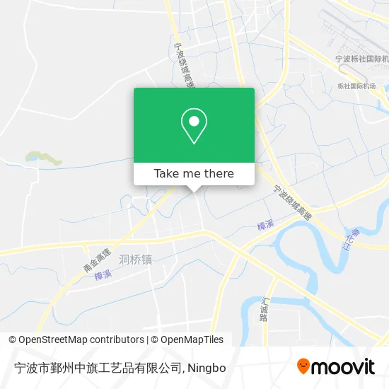 宁波市鄞州中旗工艺品有限公司 map