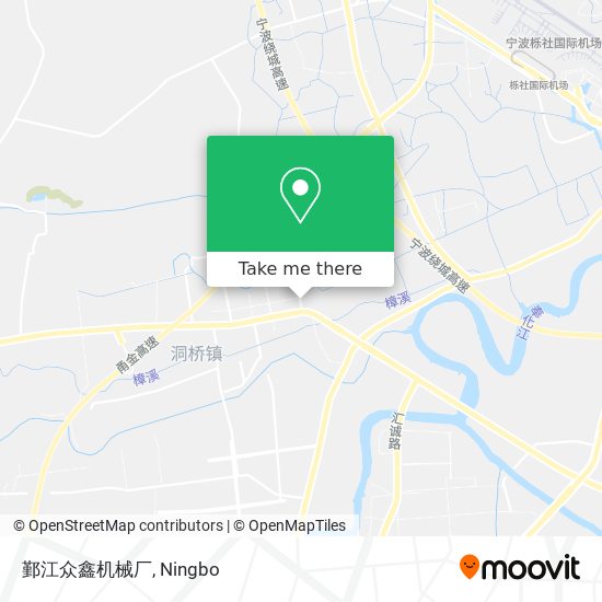 鄞江众鑫机械厂 map