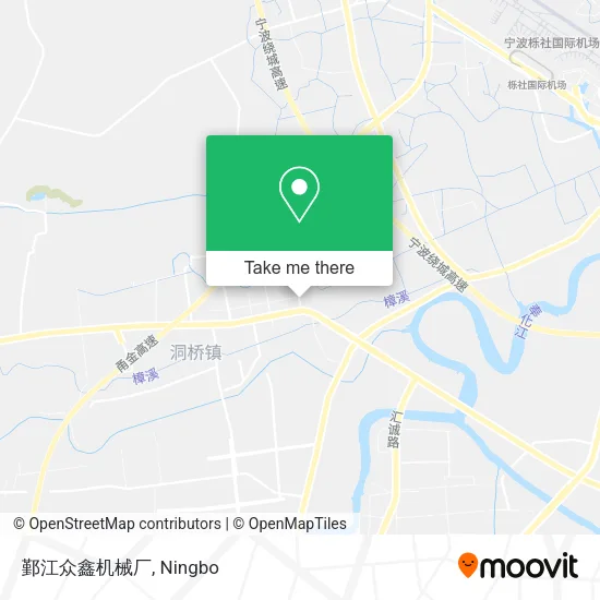 鄞江众鑫机械厂 map