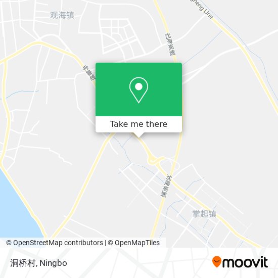 洞桥村 map