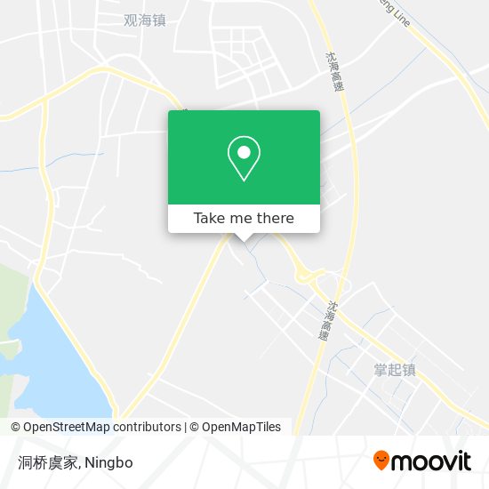 洞桥虞家 map