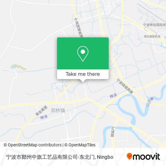 宁波市鄞州中旗工艺品有限公司-东北门 map
